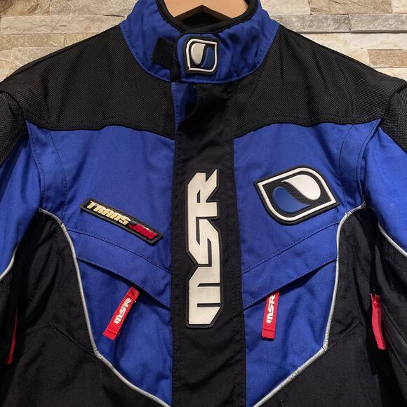 MSR Trans-JAK Motocross Jacket Men’s M | Blue Black Racing, NWOT Perfect Gift - Picture 4 of 16
